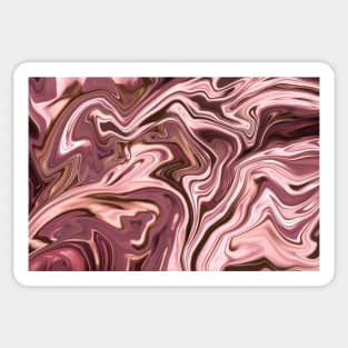 Liquid Marble, Shades of Purple Sticker